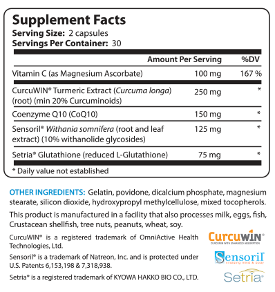 Ageless Body Supplement Facts