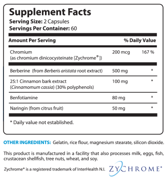 IC5 Supplement Facts